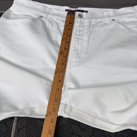 Gloria Vanderbilt Amanda Women's Size 16 White Classic Fit High Rise Straight Le - Picture 6 of 11